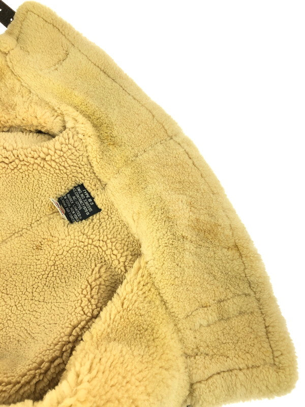 【現状渡し品】【メンズ】 AVIREX アヴィレックス USA製 B-3 MOUTON BOA FLIGHT JACKET 33H5595 AC-17755 ムートン ボア フライトジャケット アウター 145-250706-rt-09-tag サイズ：36 カラー：ブラウン 万代Net店
