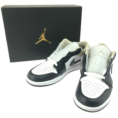 【中古美品】【メンズ】 NIKE ナイキ AIR JORDAN 1 LOW SUMMIT WHITE OFF NOIR 553558-153 エアジョーダン1 ロー サミットホワイト/オフノワール スニーカー 靴 160-250704-rt-13-tag サイズ：26.5cm US8.5 カラー：SUMMIT WHITE/OFF NOIR 万代Net店