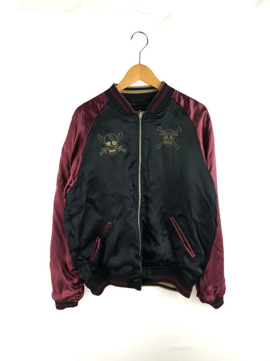 【中古品】【メンズ】 絡繰魂 カラクリタマシイ ONE PIECE ワンピース 赤髪のシャンクス リバーシブルスカジャン 233065 ライトアウター 145-250726-na-13-tag サイズ：L カラー：ブラック/ゴールド/レッド 万代Net店