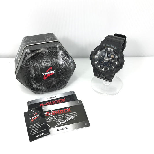 【中古品】【メンズ】 CASIO カシオ G-SHOCK GA-700 SERIES GA-700-1BJF ジーショック GA-700シリーズ アナデジ クォーツ 腕時計 196-250704-yy-18-tag カラー：ブラック 万代Net店