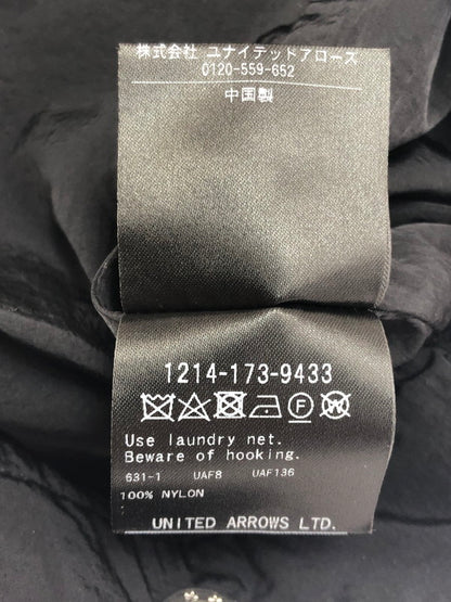 【中古美品】【メンズ】 H BEATY＆YOUTH エイチ ビューティーアンドユース LIMONTA NYLON PARACHUTE PANTS 1214-173-9433 リモンタ ナイロン パラシュートパンツ ボトムス 158-250704-hi-09-tag カラー：ブラック 万代Net店