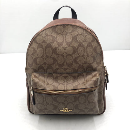 【現状渡し品】【レディース】 COACH コーチ SIGNATURE BAG PACK F32200 シグネチャー バッグパック デイバッグ リュック カバン 180-250702-rt-08-tag カラー：ブラウン 万代Net店