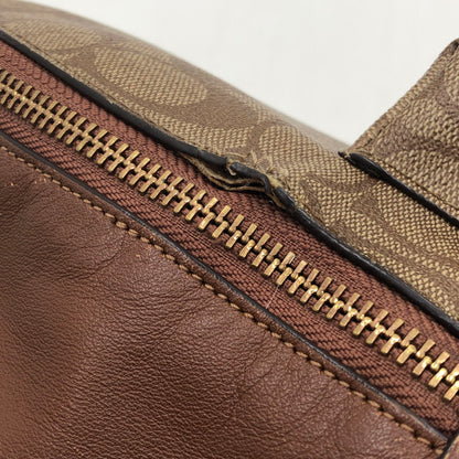 【現状渡し品】【レディース】 COACH コーチ SIGNATURE BAG PACK F32200 シグネチャー バッグパック デイバッグ リュック カバン 180-250702-rt-08-tag カラー：ブラウン 万代Net店