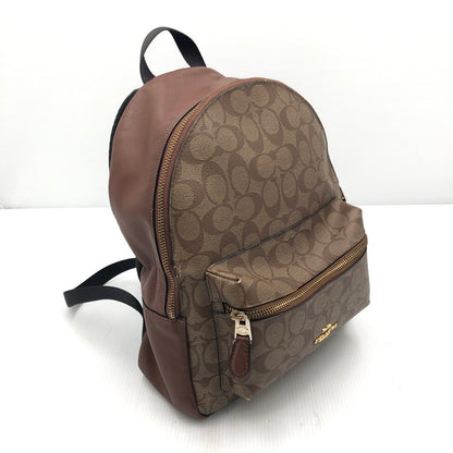 【現状渡し品】【レディース】 COACH コーチ SIGNATURE BAG PACK F32200 シグネチャー バッグパック デイバッグ リュック カバン 180-250702-rt-08-tag カラー：ブラウン 万代Net店
