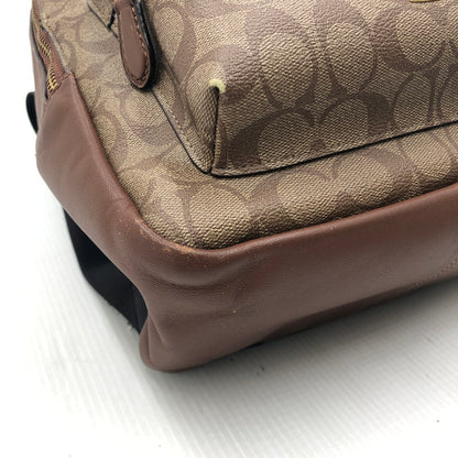 【現状渡し品】【レディース】 COACH コーチ SIGNATURE BAG PACK F32200 シグネチャー バッグパック デイバッグ リュック カバン 180-250702-rt-08-tag カラー：ブラウン 万代Net店