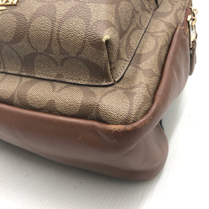 【現状渡し品】【レディース】 COACH コーチ SIGNATURE BAG PACK F32200 シグネチャー バッグパック デイバッグ リュック カバン 180-250702-rt-08-tag カラー：ブラウン 万代Net店