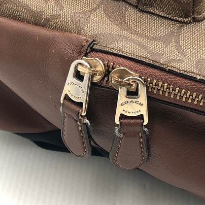 【現状渡し品】【レディース】 COACH コーチ SIGNATURE BAG PACK F32200 シグネチャー バッグパック デイバッグ リュック カバン 180-250702-rt-08-tag カラー：ブラウン 万代Net店