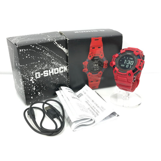 【中古品】【メンズ】 CASIO カシオ G-SHOCK GBD-H1000 SERIES GBD-H1000-4JR ジーショック GBD-H1000シリーズ デジタル ソーラー 腕時計 196-250704-yy-16-tag カラー：レッド 万代Net店