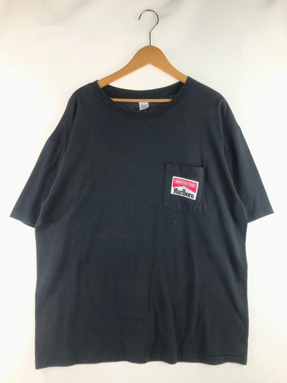 【現状渡し品】【メンズ】 USED 90's MARLBORO SNAKE PASS POCKET TEE 90年代 マルボロ スネークパス ポケットTシャツ USA製 半袖Tシャツ 146-250628-hi-22-tag カラー：ネイビー 万代Net店