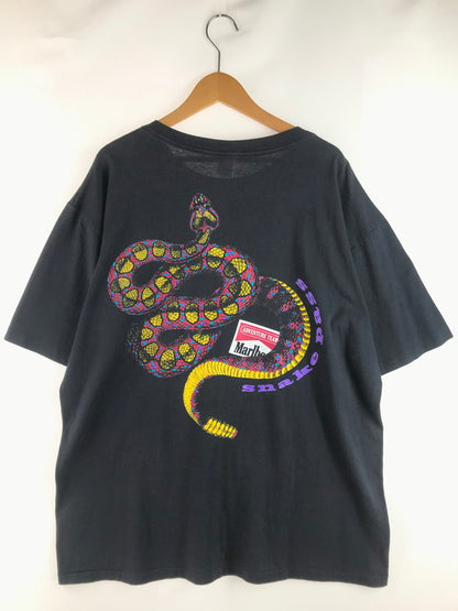 【現状渡し品】【メンズ】 USED 90's MARLBORO SNAKE PASS POCKET TEE 90年代 マルボロ スネークパス ポケットTシャツ USA製 半袖Tシャツ 146-250628-hi-22-tag カラー：ネイビー 万代Net店