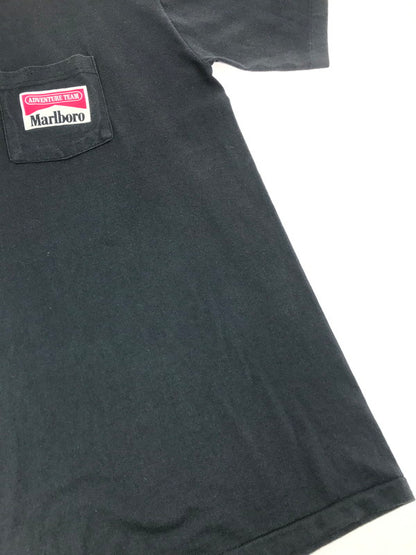 【現状渡し品】【メンズ】 USED 90's MARLBORO SNAKE PASS POCKET TEE 90年代 マルボロ スネークパス ポケットTシャツ USA製 半袖Tシャツ 146-250628-hi-22-tag カラー：ネイビー 万代Net店