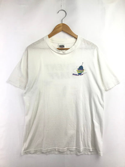 【現状渡し品】【メンズ】 TULTEX タルテックス 00's RADIO DISNEY WORLD TOUR EVENT STAFF TEE 2000年代 ディスニー ワールド ツアー イベントスタッフ Tシャツ トップス 146-260604-rt-24-tagh サイズ：L カラー：ホワイト 万代Net店