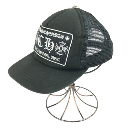 【中古品】【メンズ】 CHROME HEARTS クロムハーツ TRUCKER CAP 2238-304-3327 トラッカー メッシュ キャップ 帽子 190-250721-na-05-tag サイズ：ONE SIZE 53-60 カラー：ブラック 万代Net店
