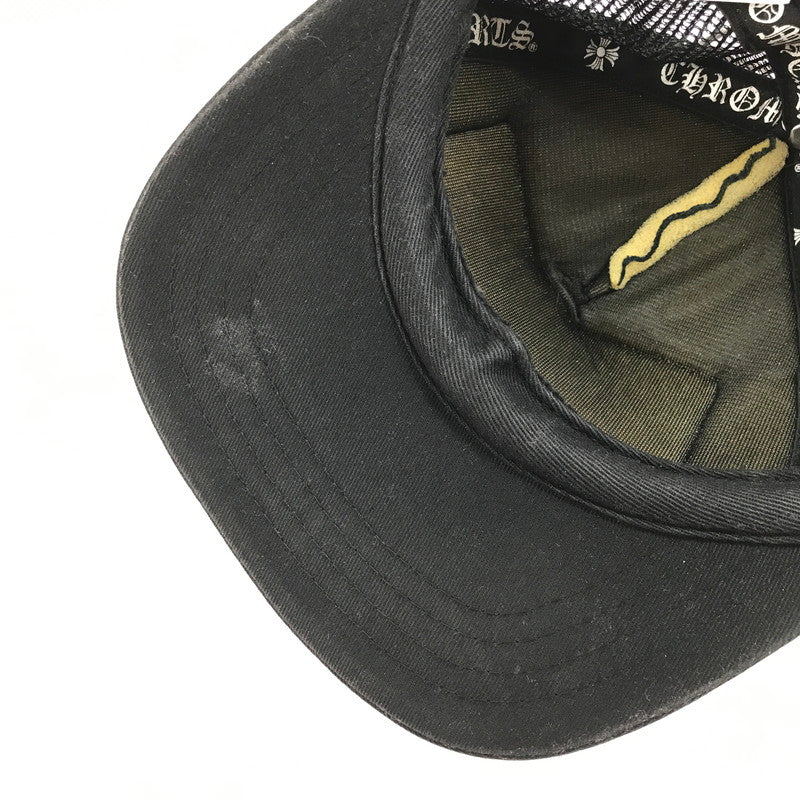 【中古品】【メンズ】 CHROME HEARTS クロムハーツ TRUCKER CAP 2238-304-3327 トラッカー メッシュ キャップ 帽子 190-250721-na-05-tag サイズ：ONE SIZE 53-60 カラー：ブラック 万代Net店