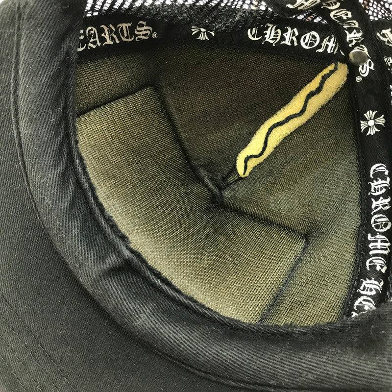 【中古品】【メンズ】 CHROME HEARTS クロムハーツ TRUCKER CAP 2238-304-3327 トラッカー メッシュ キャップ 帽子 190-250721-na-05-tag サイズ：ONE SIZE 53-60 カラー：ブラック 万代Net店