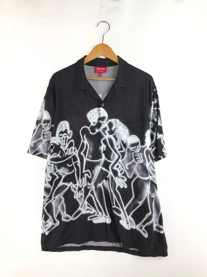 【中古品】【メンズ】 Supreme シュプリーム 21SS DANCING RAYON S/S SHIRT ダンシング レーヨン 半袖シャツ 149-250810-na-04-tag サイズ：M カラー：ブラック 万代Net店