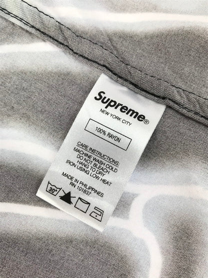 【中古品】【メンズ】 Supreme シュプリーム 21SS DANCING RAYON S/S SHIRT ダンシング レーヨン 半袖シャツ 149-250810-na-04-tag サイズ：M カラー：ブラック 万代Net店