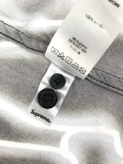 【中古品】【メンズ】 Supreme シュプリーム 21SS DANCING RAYON S/S SHIRT ダンシング レーヨン 半袖シャツ 149-250810-na-04-tag サイズ：M カラー：ブラック 万代Net店