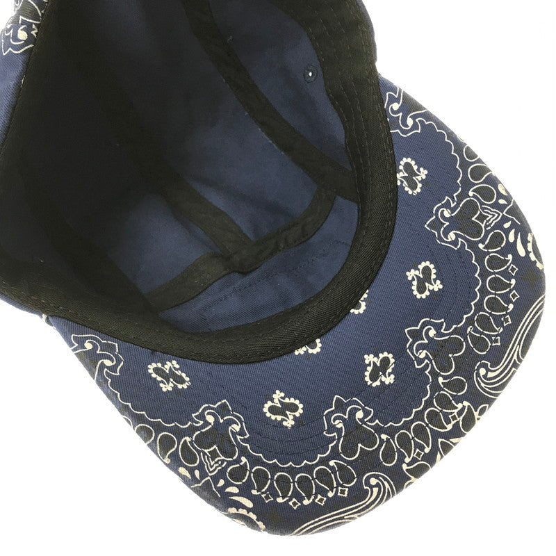 【中古美品】【メンズ】 SUPREME シュプリーム 21SS BANDANA CAMP CAP バンダナ キャンプ キャップ 帽子 185-260704-na-04-tagh カラー：ネイビー 万代Net店