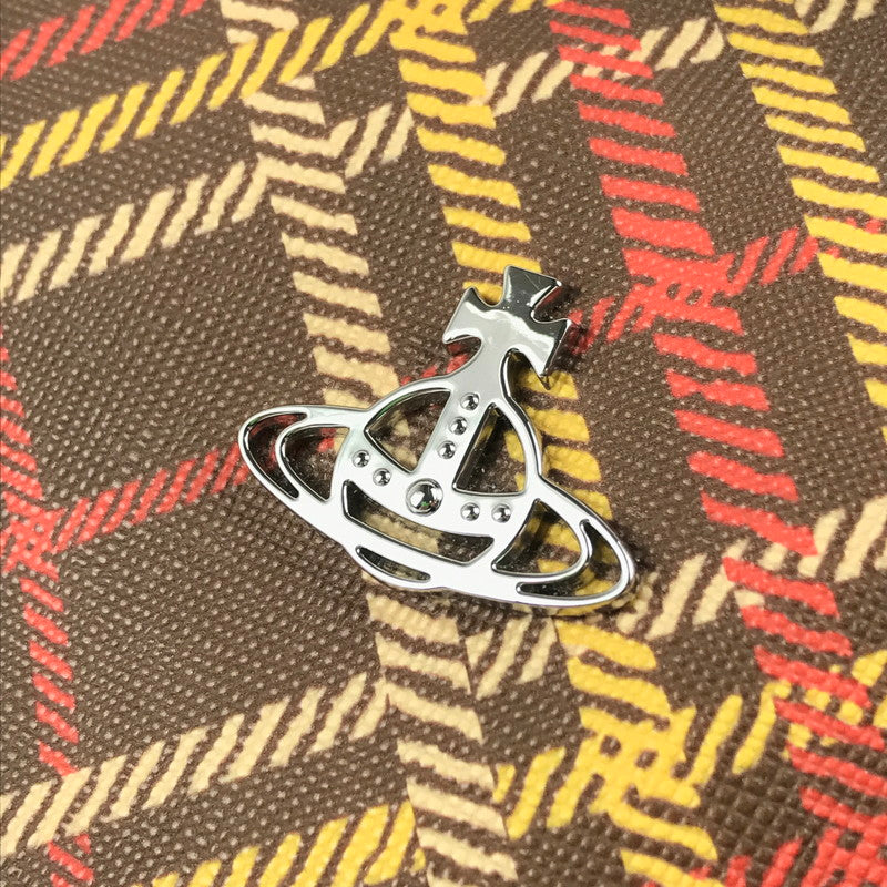 【中古美品】【レディース】 Vivienne Westwood ヴィヴィアンウエストウッド VEGAN LEATHER SHOULDER BAG D201 ビーガンレザー ショルダーバッグ チェック柄 がま口 カバン 180-250704-hi-17-tag カラー：マルチカラー 万代Net店