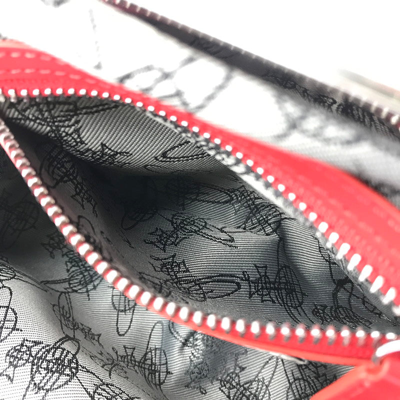 【中古美品】【レディース】 Vivienne Westwood ヴィヴィアンウエストウッド VEGAN LEATHER SHOULDER BAG D201 ビーガンレザー ショルダーバッグ チェック柄 がま口 カバン 180-250704-hi-17-tag カラー：マルチカラー 万代Net店