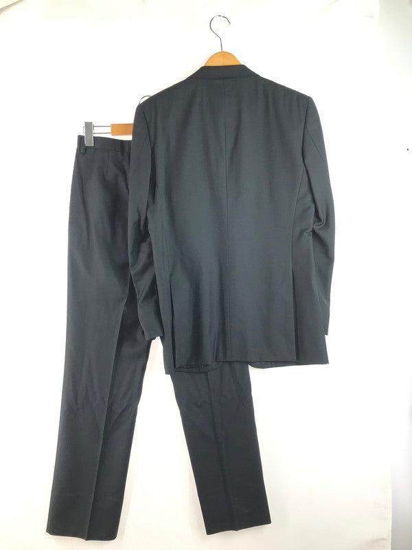 【中古品】【メンズ】 SUIT SET UP PL-HK-66994 スーツ セットアップ ジャケット パンツ ボトムス 141-250723-yy-16-tag サイズ：M カラー：ブラック 万代Net店