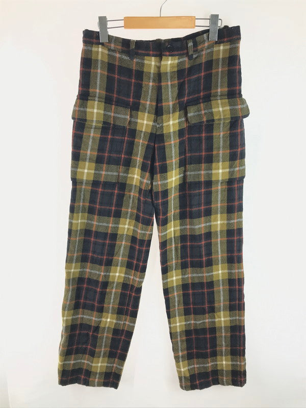 【中古品】【メンズ】 Y's ワイズ 18SS LAINE WOOL TARTAN CHECK PANTS YW-P13-160 レーヌウール タータンチェック パンツ ボトムス 151-250710-ki-05-tag サイズ：4 カラー：マルチ 万代Net店