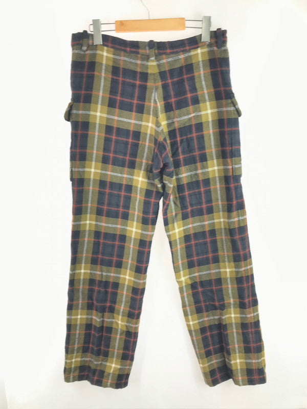 【中古品】【メンズ】 Y's ワイズ 18SS LAINE WOOL TARTAN CHECK PANTS YW-P13-160 レーヌウール タータンチェック パンツ ボトムス 151-250710-ki-05-tag サイズ：4 カラー：マルチ 万代Net店