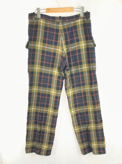 【中古品】【メンズ】 Y's ワイズ 18SS LAINE WOOL TARTAN CHECK PANTS YW-P13-160 レーヌウール タータンチェック パンツ ボトムス 151-250710-ki-05-tag サイズ：4 カラー：マルチ 万代Net店