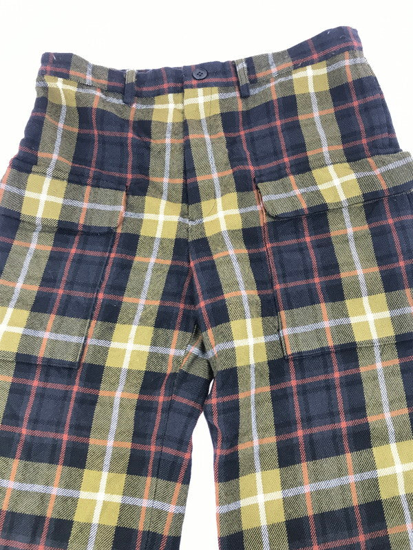 【中古品】【メンズ】 Y's ワイズ 18SS LAINE WOOL TARTAN CHECK PANTS YW-P13-160 レーヌウール タータンチェック パンツ ボトムス 151-250710-ki-05-tag サイズ：4 カラー：マルチ 万代Net店