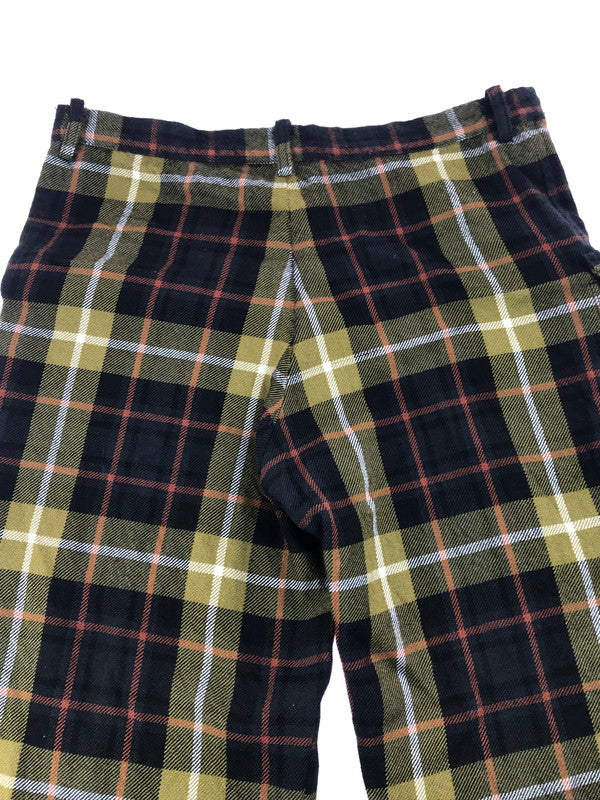 【中古品】【メンズ】 Y's ワイズ 18SS LAINE WOOL TARTAN CHECK PANTS YW-P13-160 レーヌウール タータンチェック パンツ ボトムス 151-250710-ki-05-tag サイズ：4 カラー：マルチ 万代Net店