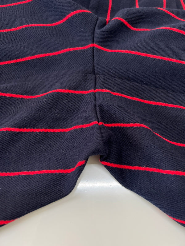 【中古品】【メンズ】 JIL SANDER ジルサンダー STRIPE SHORTS JSUM707011 ストライプ ショーツ ボトムス ハーフパンツ ショートパンツ 152-260710-kk-18-hon サイズ：M カラー：ネイビー 万代Net店