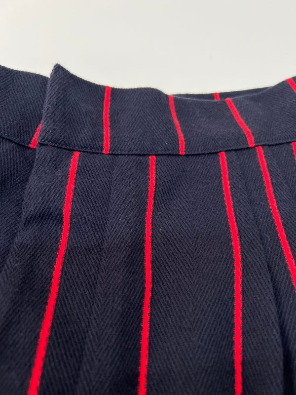 【中古品】【メンズ】 JIL SANDER ジルサンダー STRIPE SHORTS JSUM707011 ストライプ ショーツ ボトムス ハーフパンツ ショートパンツ 152-260710-kk-18-hon サイズ：M カラー：ネイビー 万代Net店