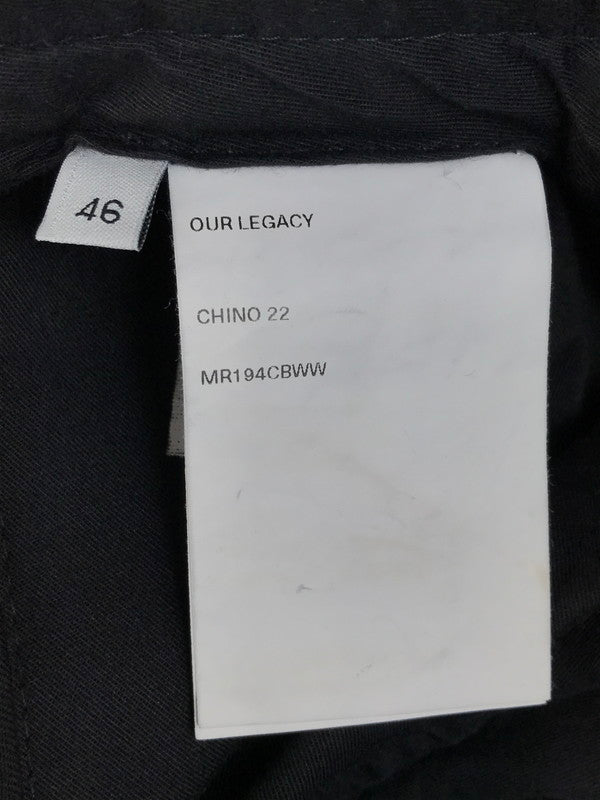 【中古品】【メンズ】 CHINO 22 CHINO SLACKS TROUSERS PANTS MR194CBWW チノ22 チノスラックス トラウザーズ パンツ ボトムス 151-250710-ki-06-tag サイズ：46 カラー：ブラック 万代Net店