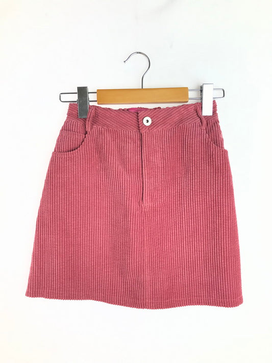 【中古品】【レディース】 #FR2梅 エフアールツーウメ CORDUROY MINI SKIRT コーデュロイ ミニスカート ボトムス 171-250723-yy-20-tag サイズ：F カラー：ピンク 万代Net店