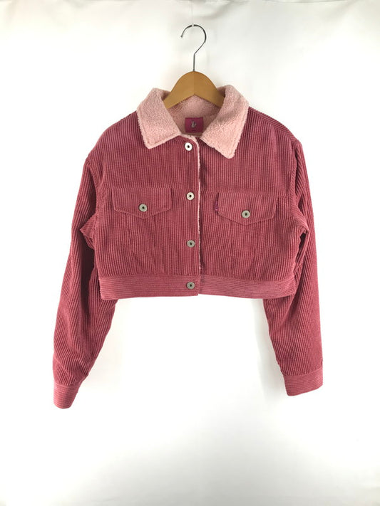 【中古品】【レディース】 ＃FR2梅 エフアールツーウメ CORDUROY SHORT JACKET コーデュロイ ショート丈 ジャケット 170-250714-rt-10-tag サイズ：F カラー：ピンク 万代Net店