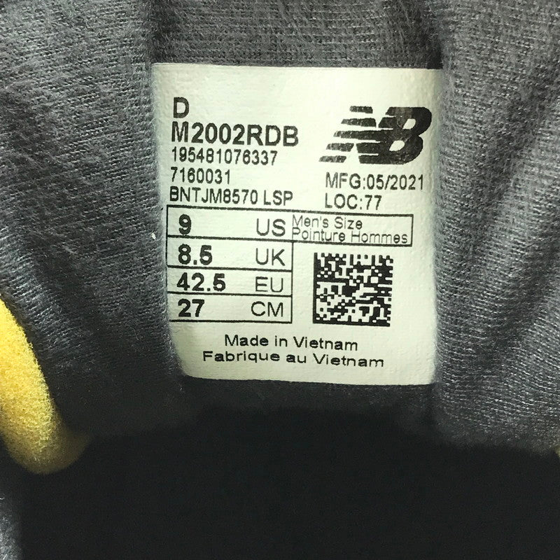 【中古品】【メンズ】 M2002RDB スニーカー 靴 162-250706-na-04-tag サイズ：27cm US9 カラー：PHANTOM 万代Net店