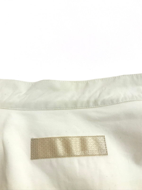 【中古品】 MEAGRATIA メアグラーティア FRINGE LONG SHIRT 23231-0505 フリンジ ロングシャツ 長袖シャツ トップス 140-250713-rt-02-tag サイズ：1 カラー：ホワイト 万代Net店