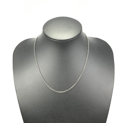 【中古品】【メンズ】 CHROME HEARTS クロムハーツ NECKCHAIN R18 ネックチェーン ロールチェーンネックレス アクセサリー 190-250706-na-01-tag カラー：シルバー 万代Net店