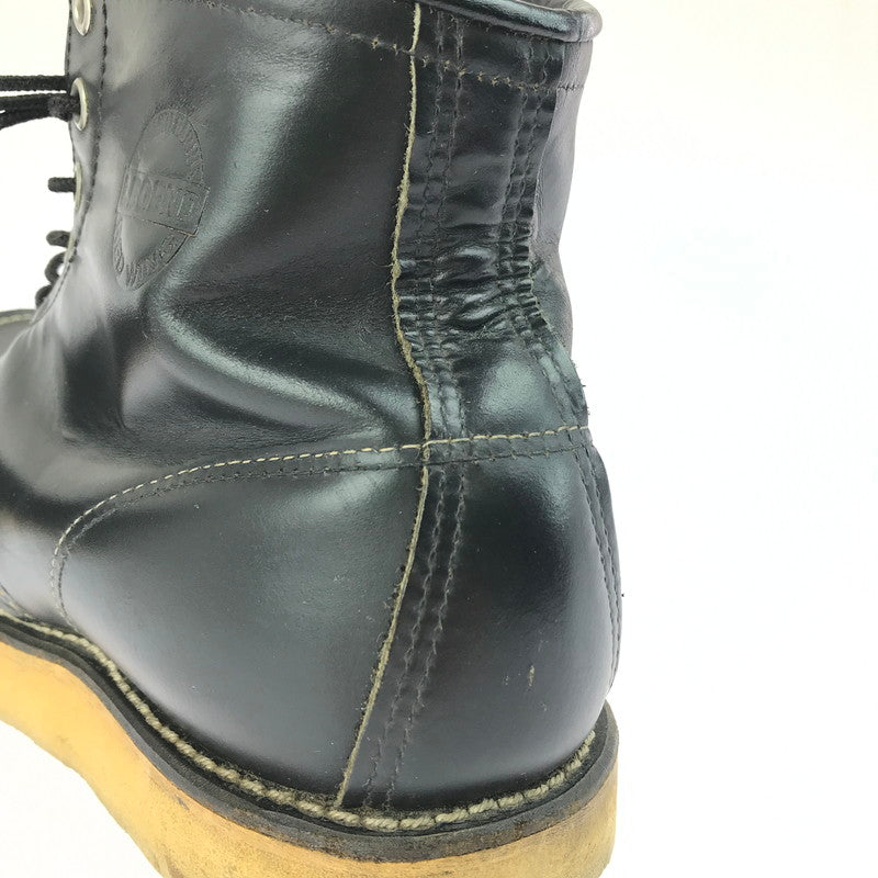【現状渡し品】【メンズ】 RED WING レッドウィング CLASSIC MOC BOOT 08179 20世紀博奇版 クラシックモックブーツ 靴 164-250723-rt-07-tag サイズ：7.5 カラー：ブラック 万代Net店
