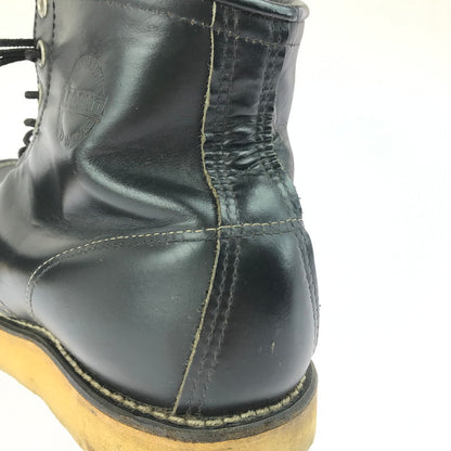 【現状渡し品】【メンズ】 RED WING レッドウィング CLASSIC MOC BOOT 08179 20世紀博奇版 クラシックモックブーツ 靴 164-250723-rt-07-tag サイズ：7.5 カラー：ブラック 万代Net店