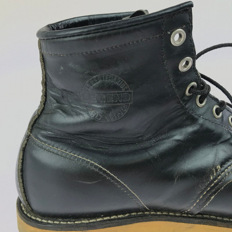 【現状渡し品】【メンズ】 RED WING レッドウィング CLASSIC MOC BOOT 08179 20世紀博奇版 クラシックモックブーツ 靴 164-250723-rt-07-tag サイズ：7.5 カラー：ブラック 万代Net店