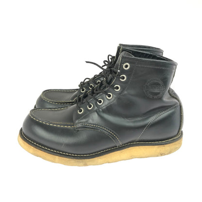 【現状渡し品】【メンズ】 RED WING レッドウィング CLASSIC MOC BOOT 08179 20世紀博奇版 クラシックモックブーツ 靴 164-250723-rt-07-tag サイズ：7.5 カラー：ブラック 万代Net店