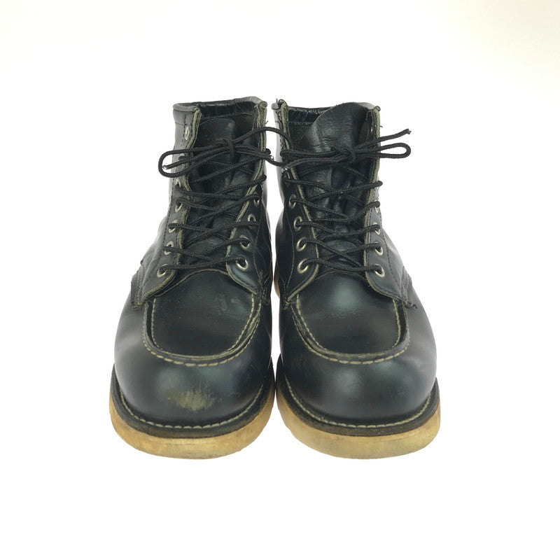 【現状渡し品】【メンズ】 RED WING レッドウィング CLASSIC MOC BOOT 08179 20世紀博奇版 クラシックモックブーツ 靴 164-250723-rt-07-tag サイズ：7.5 カラー：ブラック 万代Net店