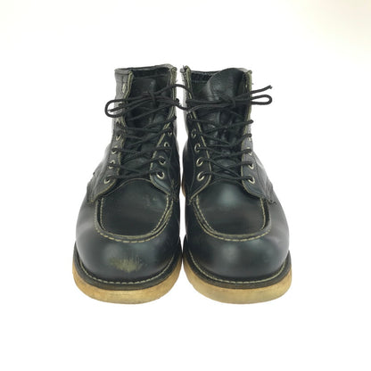 【現状渡し品】【メンズ】 RED WING レッドウィング CLASSIC MOC BOOT 08179 20世紀博奇版 クラシックモックブーツ 靴 164-250723-rt-07-tag サイズ：7.5 カラー：ブラック 万代Net店