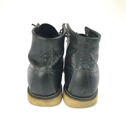 【現状渡し品】【メンズ】 RED WING レッドウィング CLASSIC MOC BOOT 08179 20世紀博奇版 クラシックモックブーツ 靴 164-250723-rt-07-tag サイズ：7.5 カラー：ブラック 万代Net店