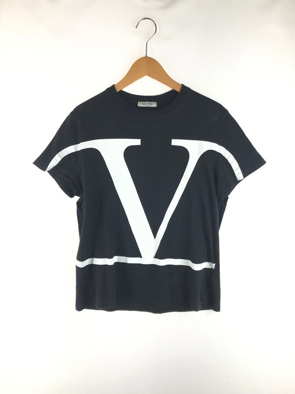【中古品】【メンズ】 VALENTINO ヴァレンティノ V LOGO PRINT TEE SV3MG02T5F6 Vロゴ プリント Tシャツ 半袖Tシャツ 141-250711-na-11-tag サイズ：S カラー：ブラック 万代Net店