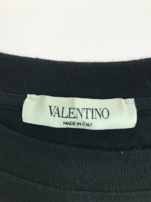 【中古品】【メンズ】 VALENTINO ヴァレンティノ V LOGO PRINT TEE SV3MG02T5F6 Vロゴ プリント Tシャツ 半袖Tシャツ 141-250711-na-11-tag サイズ：S カラー：ブラック 万代Net店