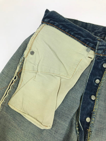 【現状渡し品】【メンズ】 Levi's リーバイス 60'S 501 DENIM PANTS 60年代 501 デニムパンツ 刻印6 BIG E前期 推定ダブルネーム ジーンズ ボトムス 157-250706-na-05-tag サイズ：表記サイズなし 下記参照 カラー：インディゴ 万代Net店