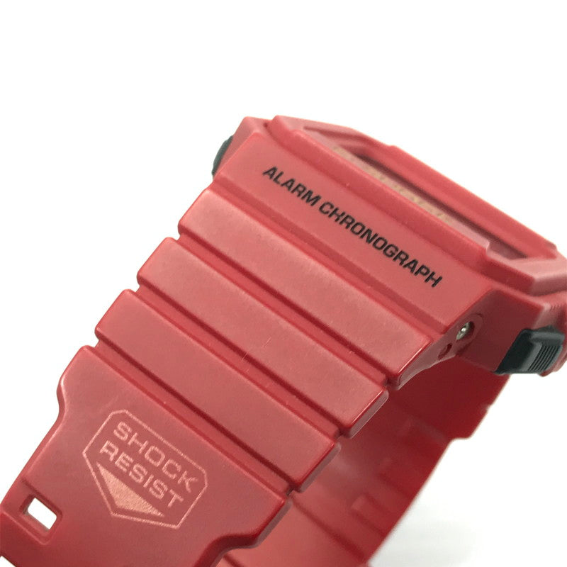 【中古品】【メンズ】 G-SHOCK ジーショック DIGITAL TOUGH SOLAR G-5500C-4JF タフソーラー デジタル腕時計 196-251209-na-03-tag カラー：レッド 万代Net店